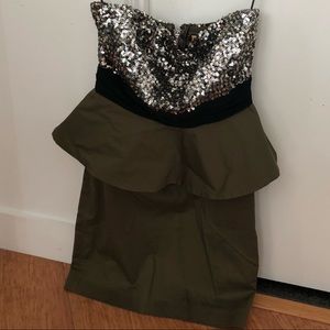 Strapless party dress
